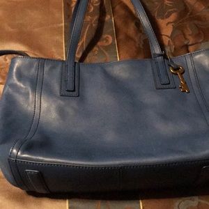 Fossil tote blue  one carried a month